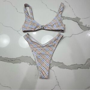 Plaid Bikini 2 piece